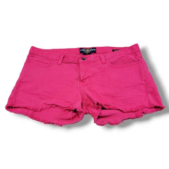 Lucky Brand Pants - Lucky Brand Shorts Size 12 / 31 37x3 Lucky Brand Riley Short Jean Shorts Denim